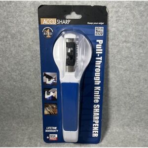 AccuSharp 2-Stage Knife Sharpener Pull-Through Coarse Fine Blades Kitchen‎ Chef